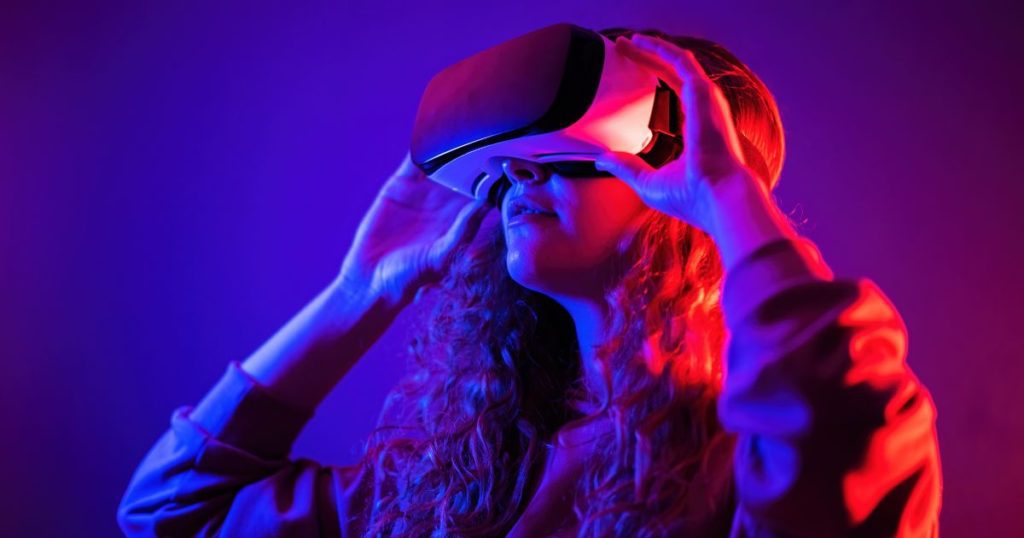 video game com oculos de realidade virtual